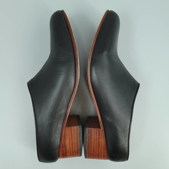 Nisolo Sofia Slip-On Black Leather Mule Clog size 7 - Picture 10 of 14
